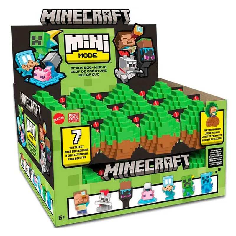 Mattel Minecraft Hxt64 Mini Huevo Sorpresa Surtido