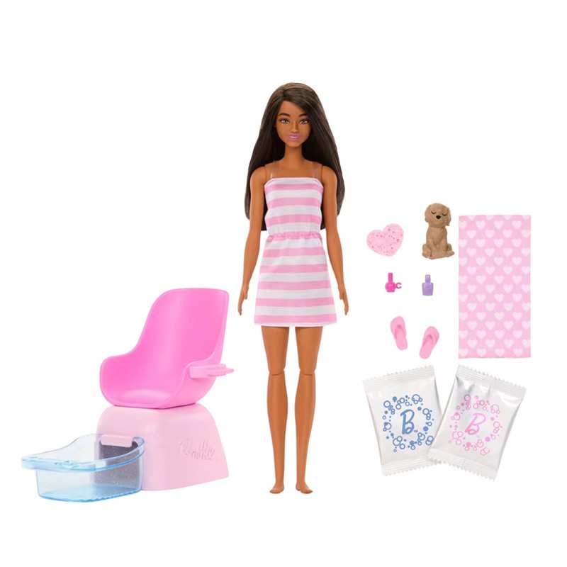 Mattel Barbie Hyv30 Spa De Manicure Y Pedicure