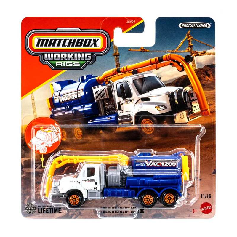 Mattel Matchbox Jcy27 Vehículos De Trabajo Surtido