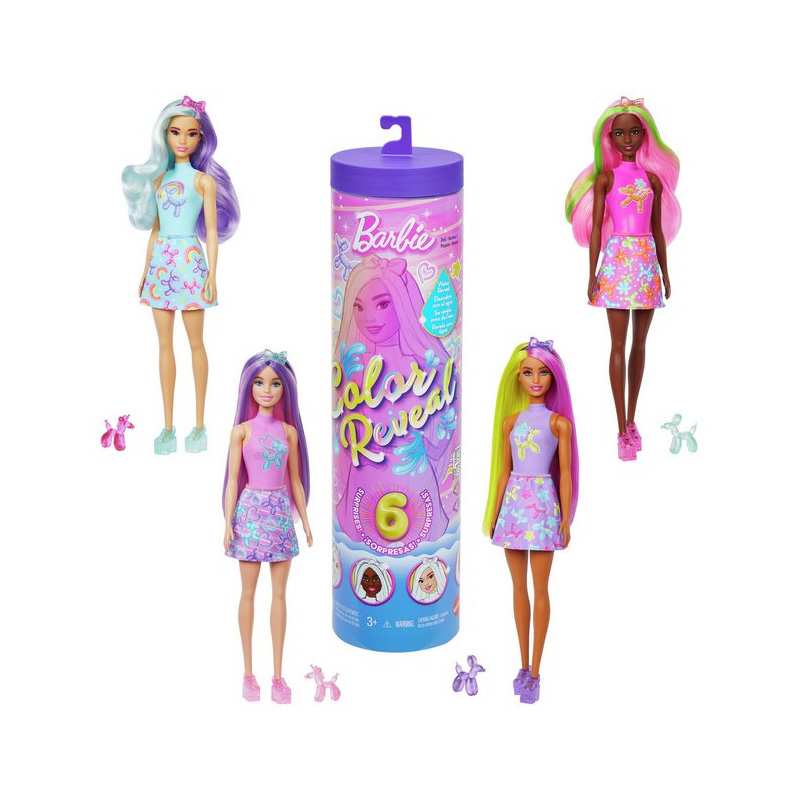 Mattel Barbie Jfy73 Muñeca Cutie Reveal Balloon Surtido
