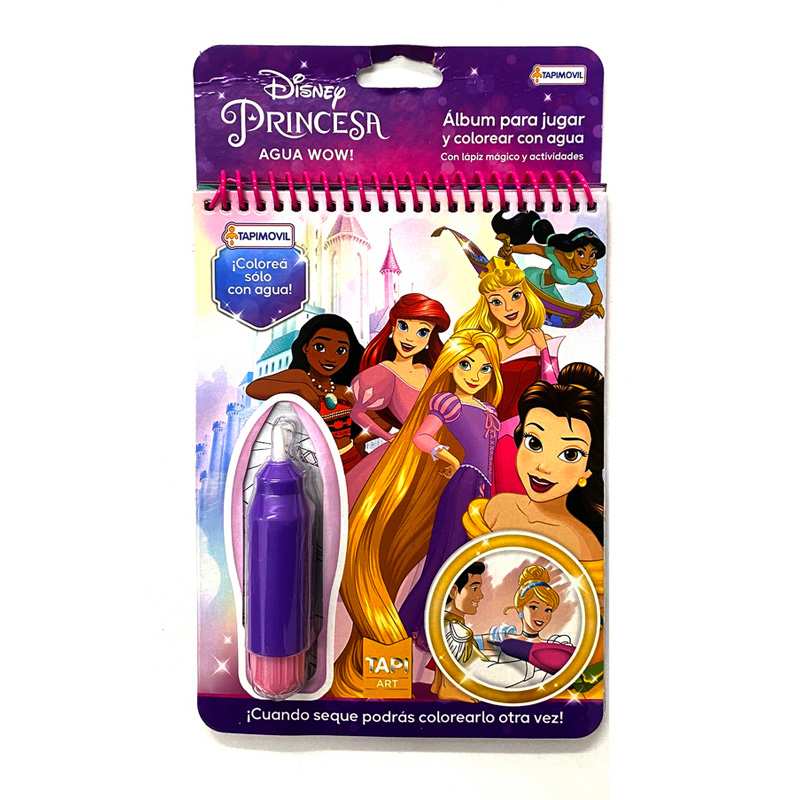 Tapimovil Disney Dju00709 Libro Para Pintar Magica Agua Wow Disney Princesa