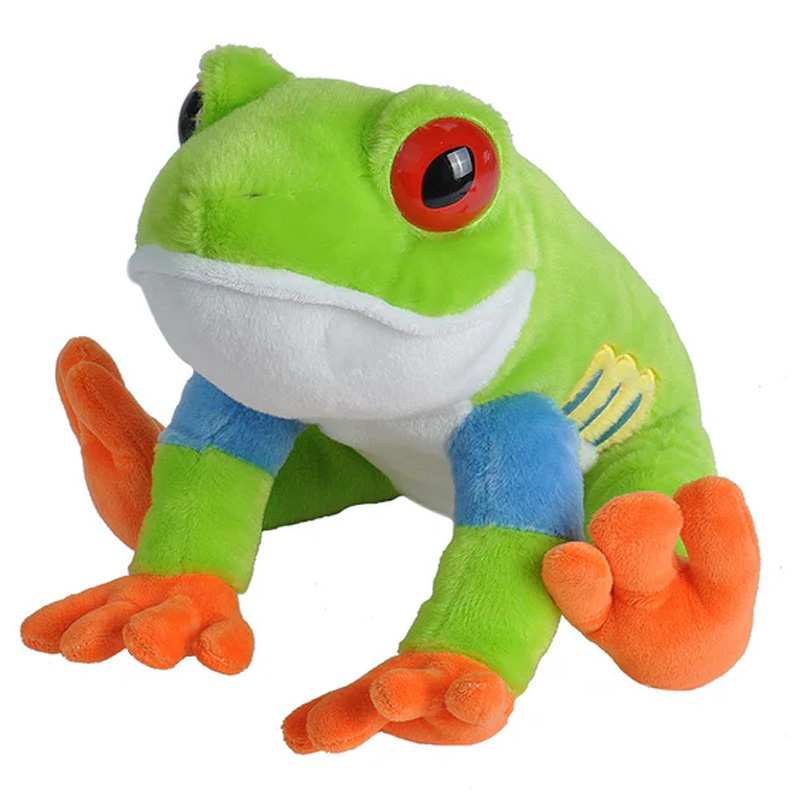 Wild Republic Cuddlekins 10947 Peluche Rana Trey De Ojos Rojos 15 Plg