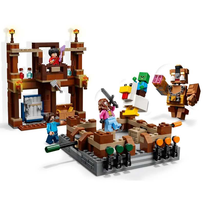 Lego Minecraft 21272 El Ring De Combate De La Mansion Del Bosque