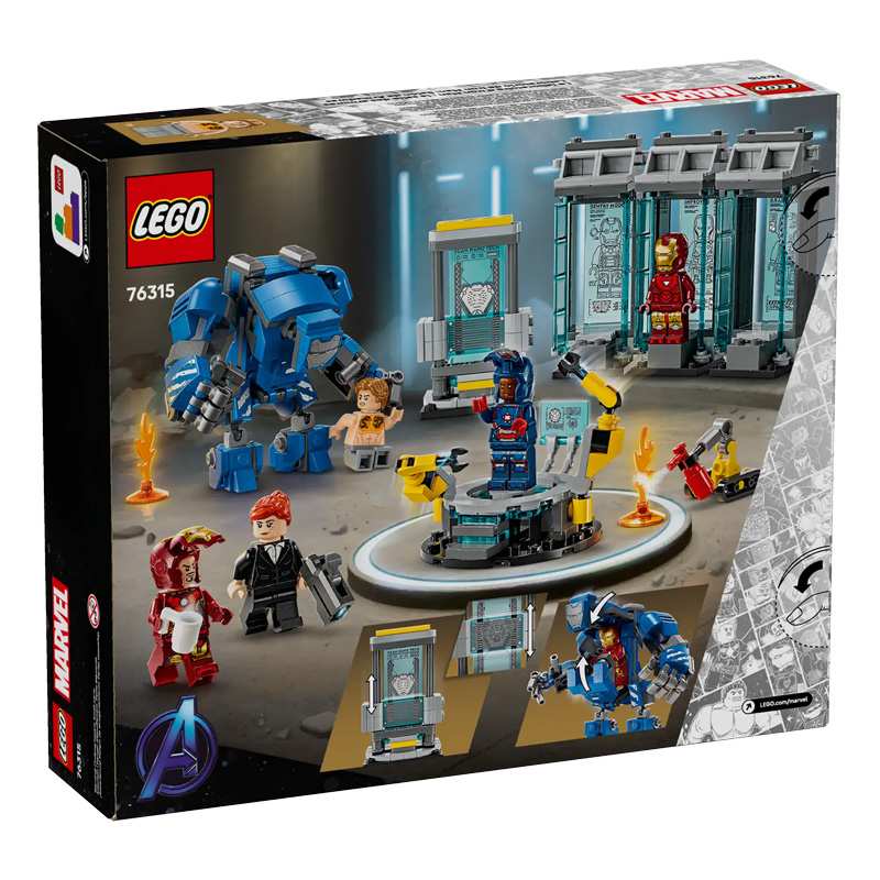 Lego Marvel 76315 Laboratorio De Iron Man