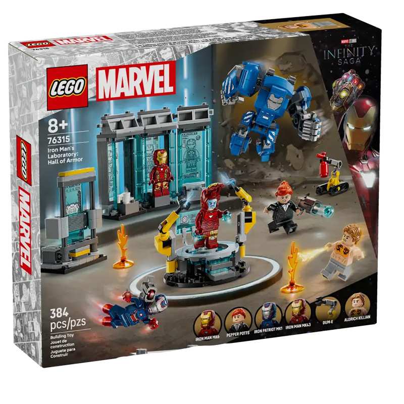 Lego Marvel 76315 Laboratorio De Iron Man