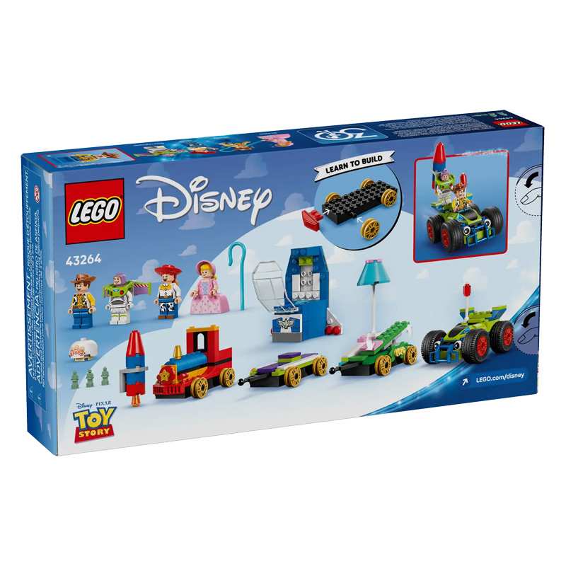 Lego Disney 43264 Tren De Celebracion De Toy Story Con Carro Rc
