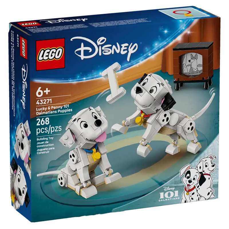Lego Disney 43271 Lucky & Penny 101 Dalmatas Cachorros