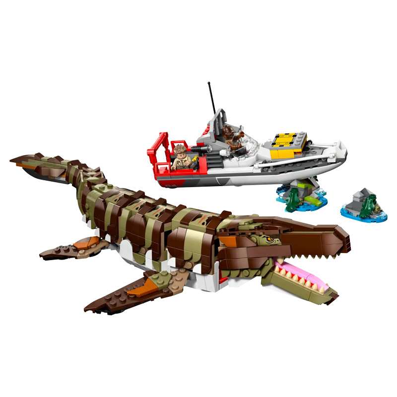 Lego Jurassic World 76974 MisiÑn Naval: Mosasaurus Construible