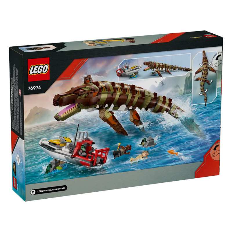 Lego Jurassic World 76974 MisiÑn Naval: Mosasaurus Construible