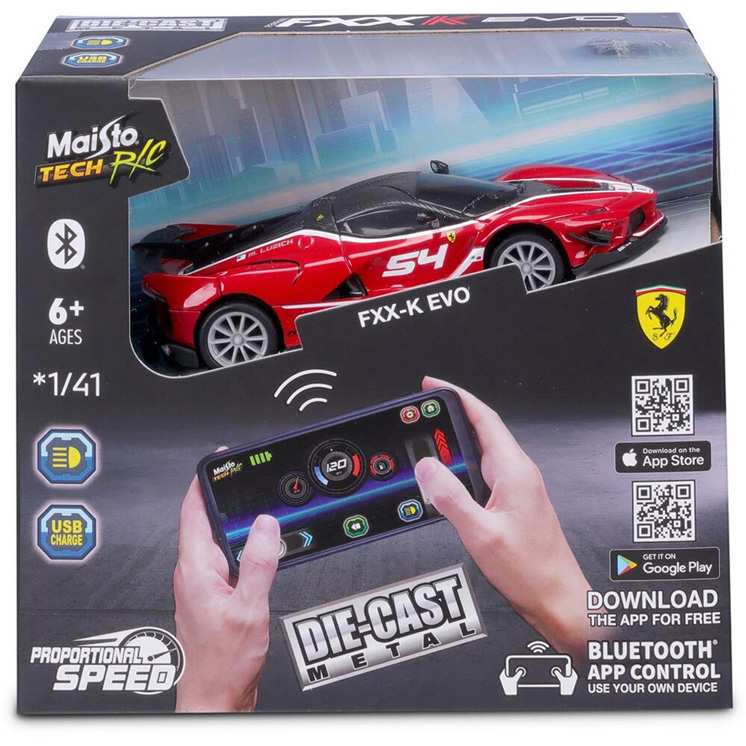 Maisto   Mini Ferrari Fxx-K Evo A Control Remoto _ Escala 1:41