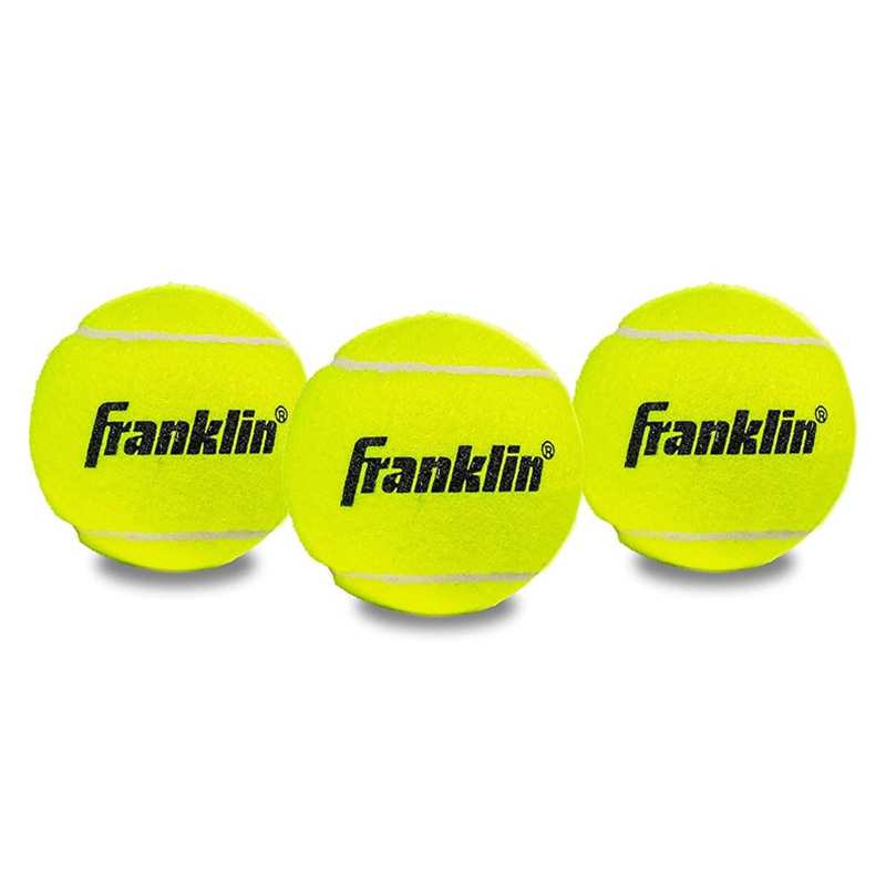 Franklin Sport  53969 Pelotas De Tenis De Practica - Paquete De 3