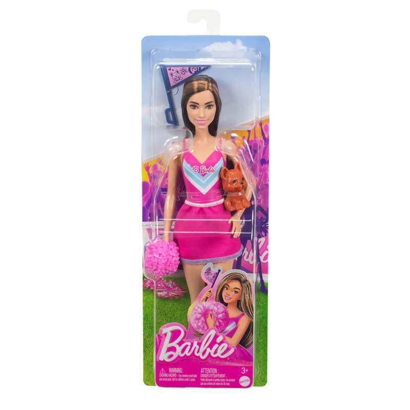 Mattel Barbie Hxc35 Muneca  Porrista Con Accesorios