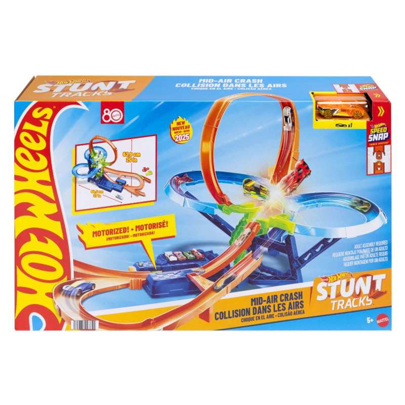 Mattel Hot Wheels Jfd12 Pista De Accion Con Turbo