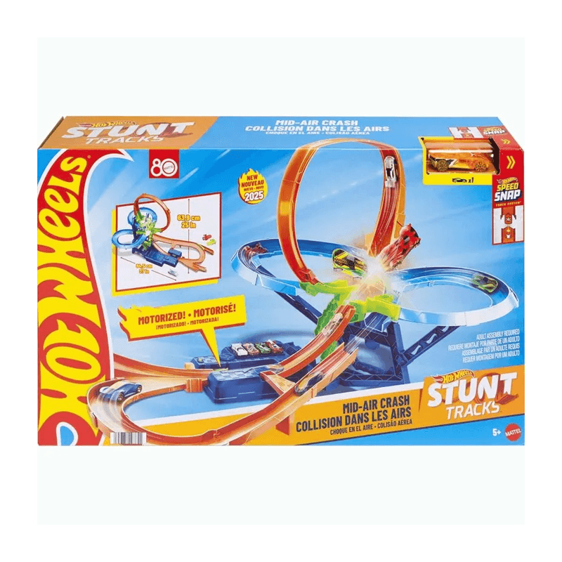 Mattel Hot Wheels Jfd12 Pista De Accion Con Turbo