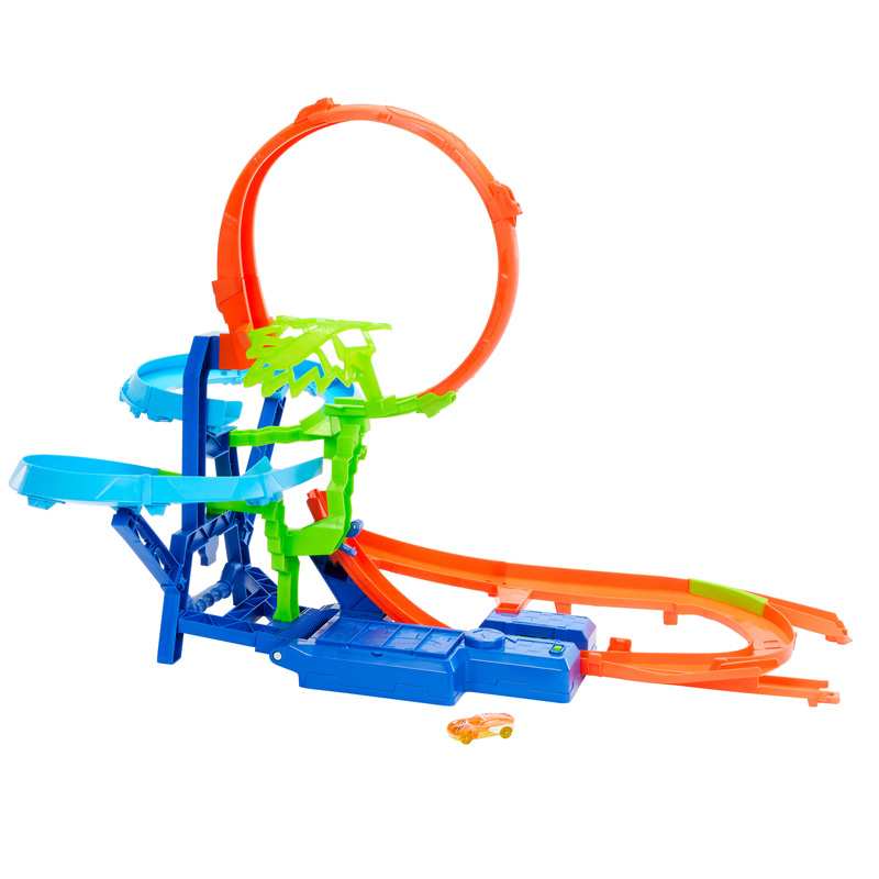 Mattel Hot Wheels Jfd12 Pista De Accion Con Turbo