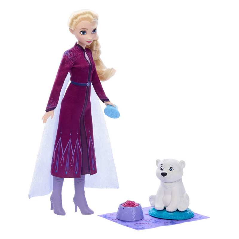Mattel Disney Princesas Jfg16 Disney Frozen Elsa Con Oso Bebe