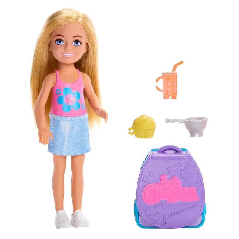 Mattel Barbie Jbf46  Chelsea Mochila Sorpresa Con Osito De Peluche