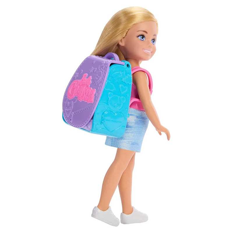 Mattel Barbie Jbf46  Chelsea Mochila Sorpresa Con Osito De Peluche
