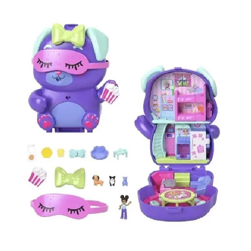 Mattel Imaginext Jgk23 Polly Pocket Estuche Compacto Mundo Animal