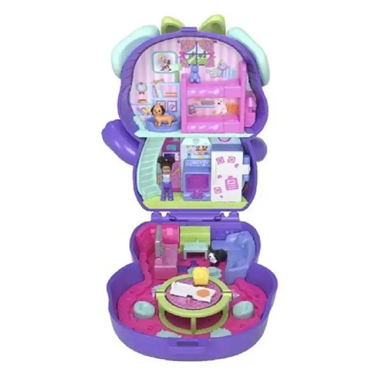 Mattel Imaginext Jgk23 Polly Pocket Estuche Compacto Mundo Animal