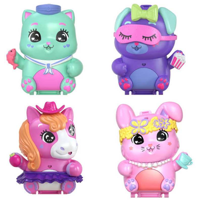 Mattel Imaginext Jgk23 Polly Pocket Estuche Compacto Mundo Animal
