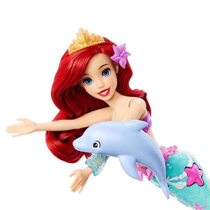 Mattel Disney Princesas Jfc39  Ariel Muneca Con Mascota