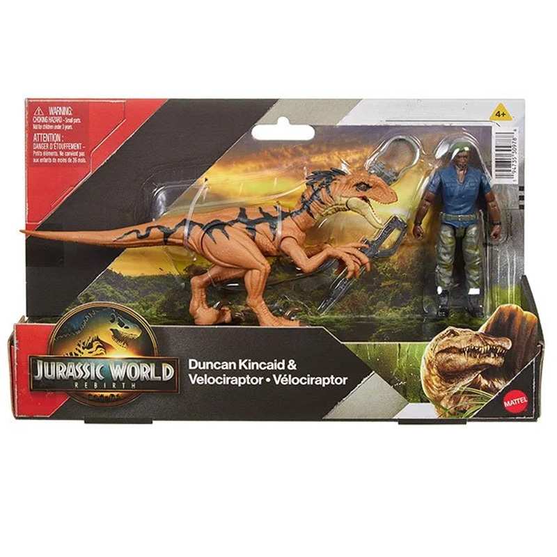 Mattel Jurassic World Jgb82 Jurassic World Pack Humano Dinosaurio Articulado