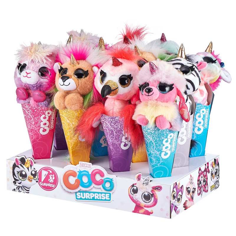 Zuru Coco Surprise 9638Sq1 Peluche En Forma De Cono Serie 1