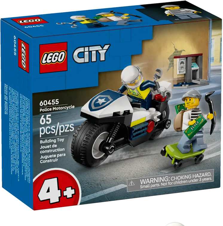 Lego City 60455 Persecucion Moto Policial