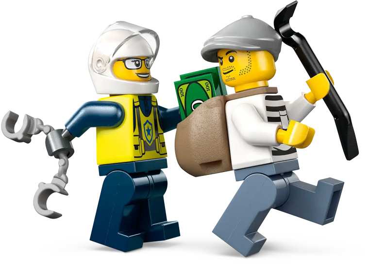 Lego City 60455 Persecucion Moto Policial