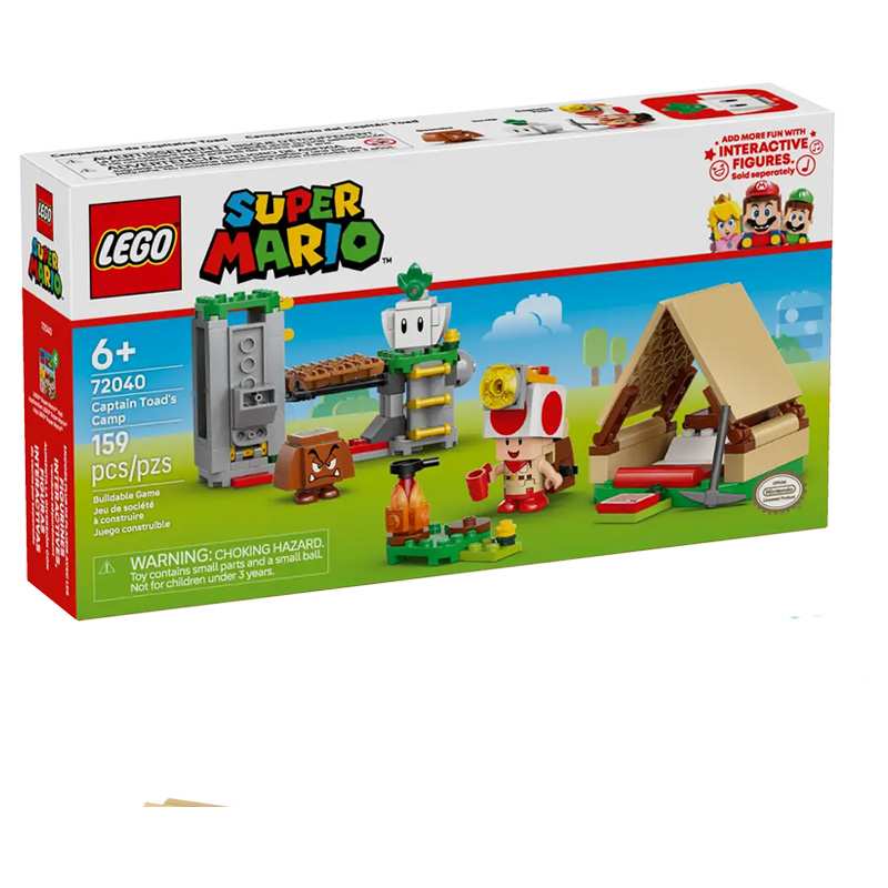 Lego Super Mario Bros 72040 Campamento Capitan Toad
