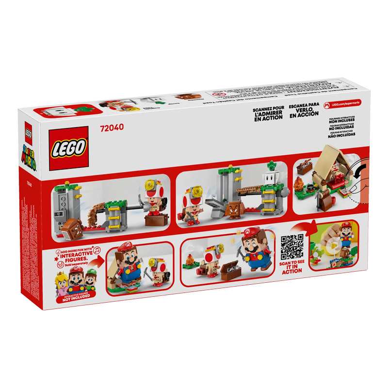 Lego Super Mario Bros 72040 Campamento Capitan Toad