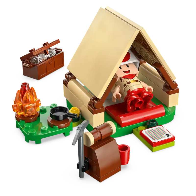 Lego Super Mario Bros 72040 Campamento Capitan Toad