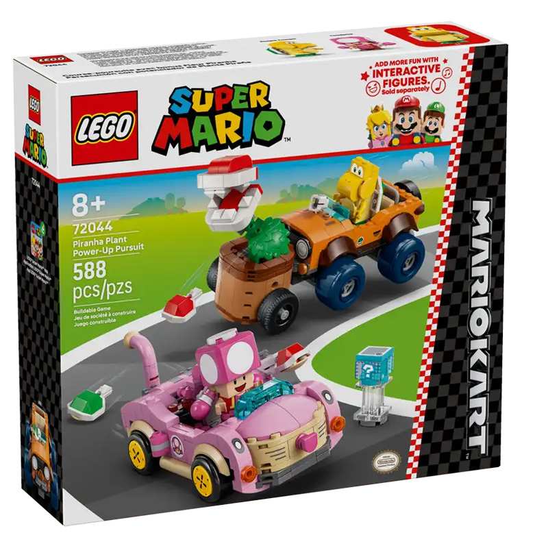 Lego Super Mario Bros 72044 Mario Kart Planta Piraña Power-Up