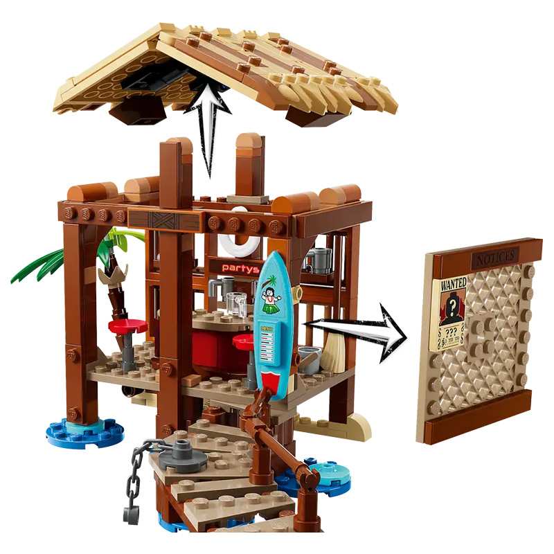Lego One Piece 75636 Cabaña De La Aldea Molino De Viento
