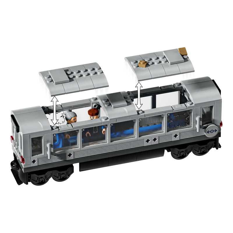 Lego Marvel 76321 Spider Man Vs Doc Ock Escena Tren Subterraneo