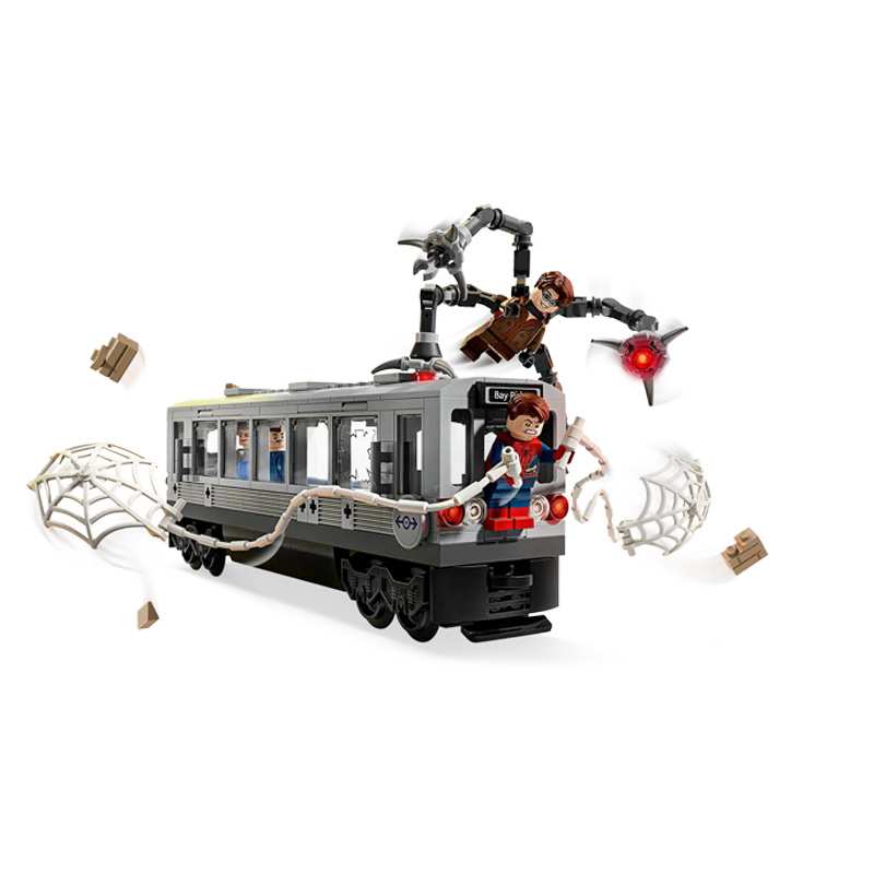 Lego Marvel 76321 Spider Man Vs Doc Ock Escena Tren Subterraneo