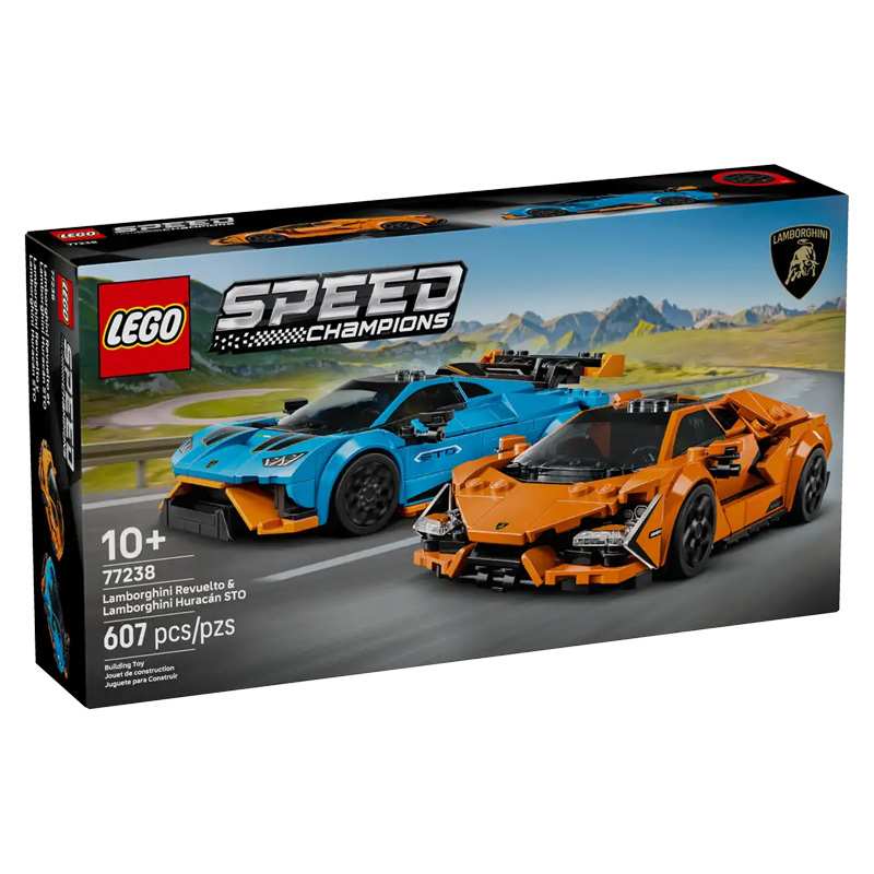 Lego Speed Champions 77238 Lamborghini Revuelto Y Huracan Sto