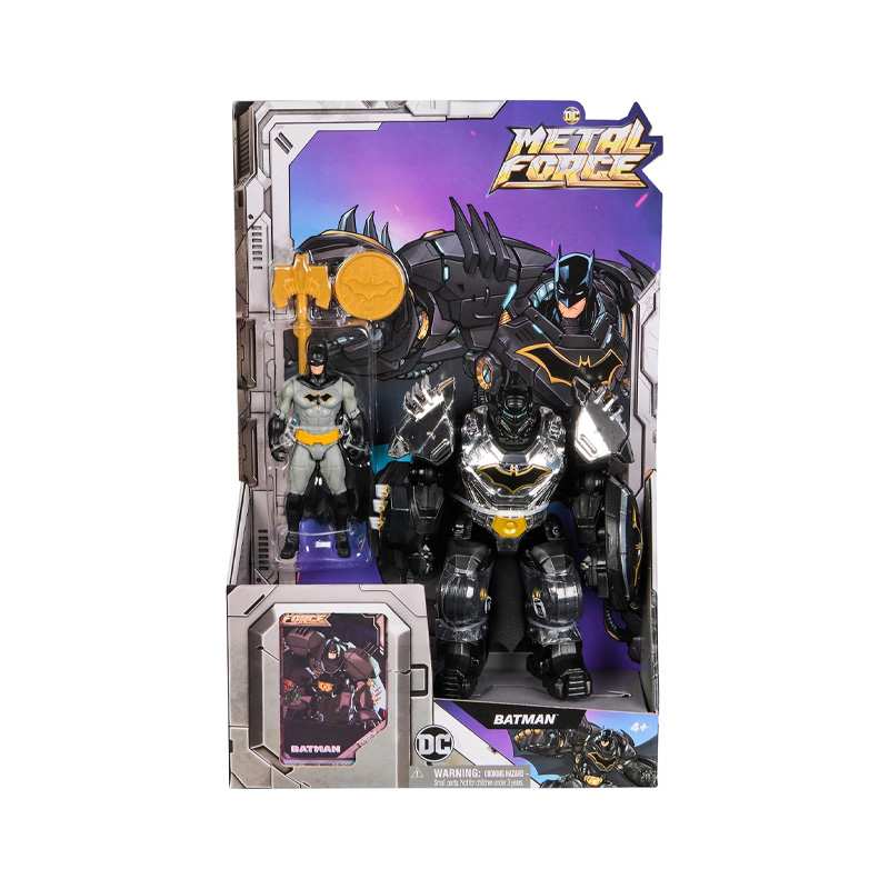 "Mcfarlane Toys Dc Comics 6070887 Dc Metal Force Armor Attack Figura 6"""