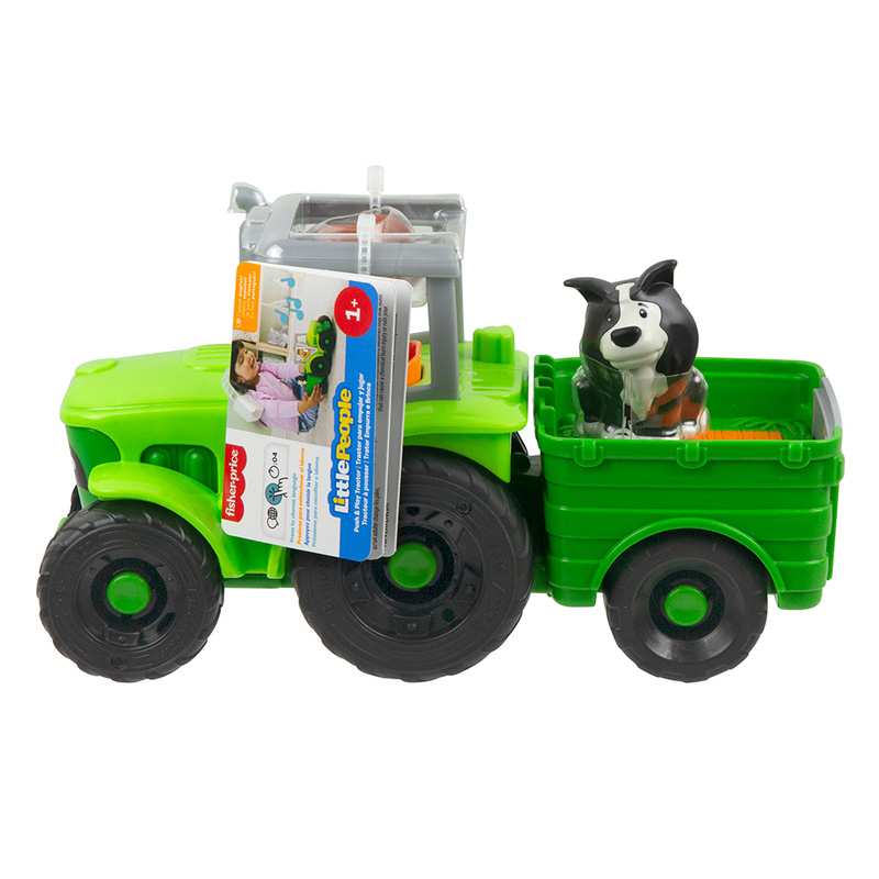 Mattel Fisher Price Jgx13 Tractor Mediano Con Figuras
