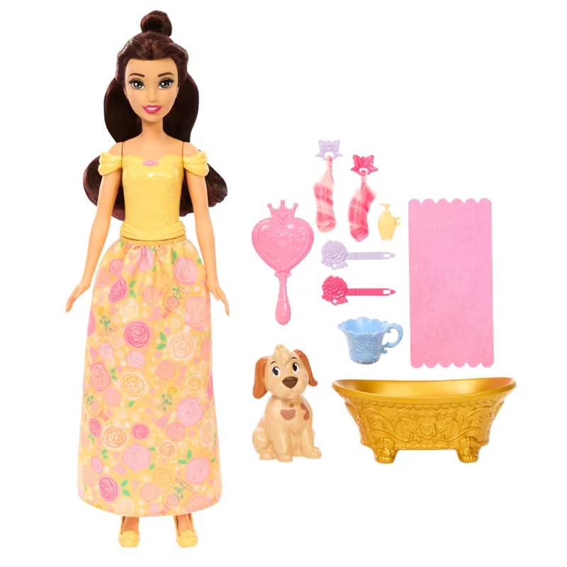 Mattel Disney Princesas Jfc42 Bella Con Mascota Y Accesorios