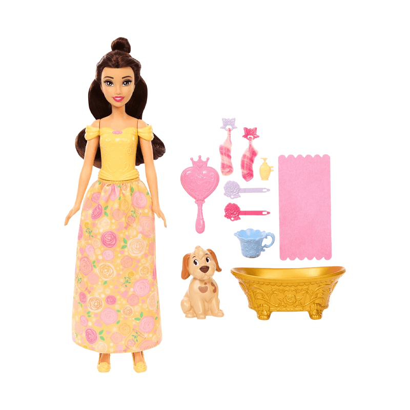Mattel Disney Princesas Jfc42 Bella Con Mascota Y Accesorios