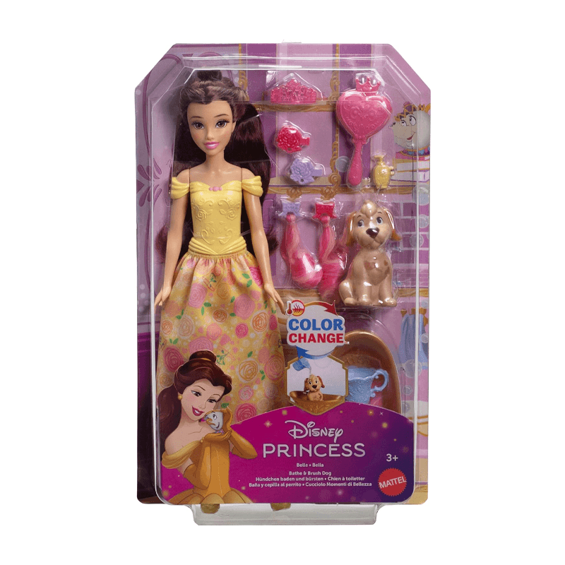 Mattel Disney Princesas Jfc42 Bella Con Mascota Y Accesorios
