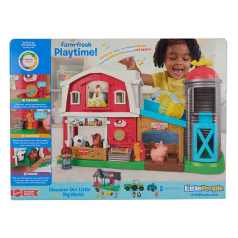Mattel Fisher Price Jgx07 Granja De Animales Little People