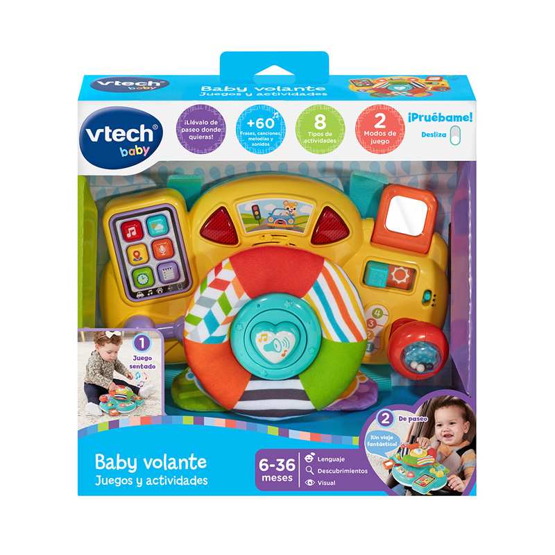 Vtech Baby 80-567522 Volante De Juegos Y Actividades Para Bebe