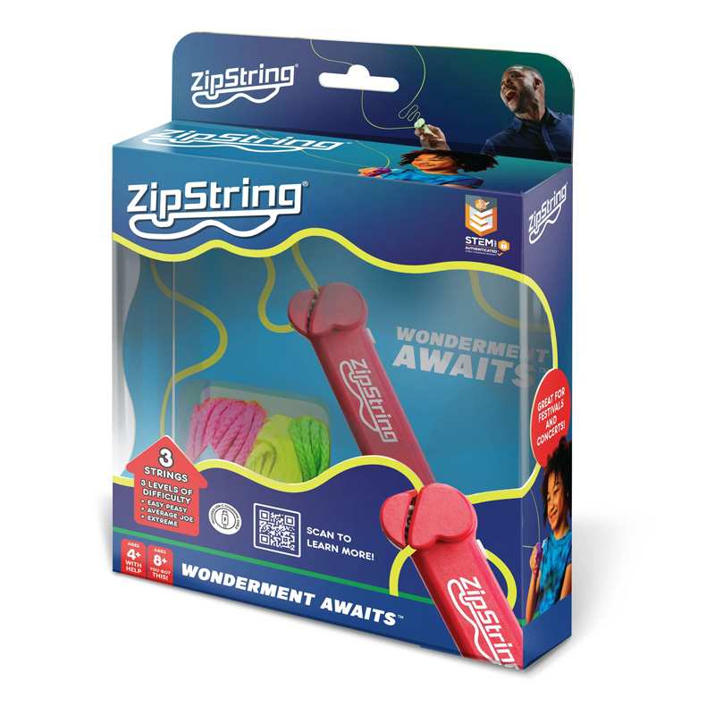 Zipstring  Zs-V5-Rr-04 Bocina Roja Con Cuerdas Y Cargador Usb