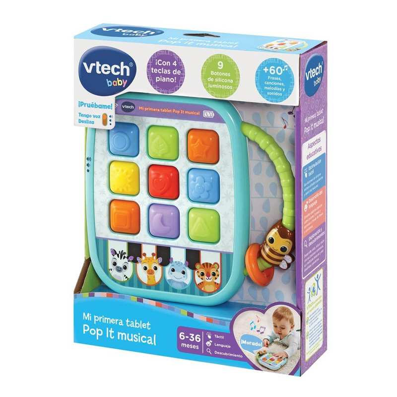 Vtech Baby 80-540422 Mi Primera Tablet Pop It Musical