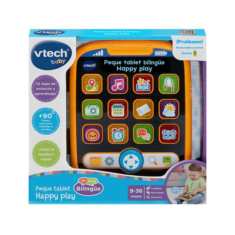 Vtech Baby 80-578547 Peque Tablet Bilingue Happy Play