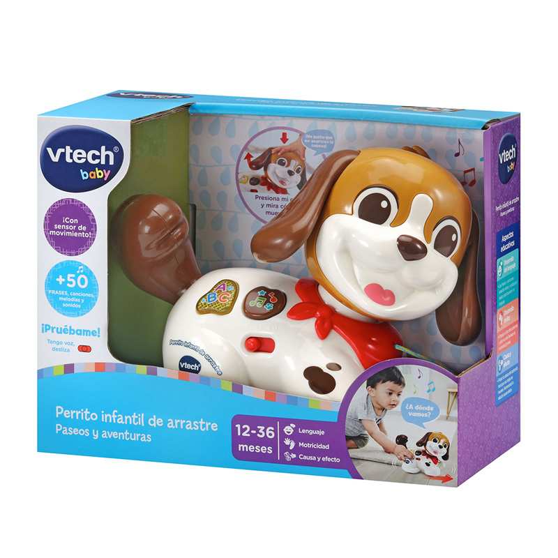 Vtech Baby 80-565022 Perrito De Arrastre Infantil Paseos Y Aventuras
