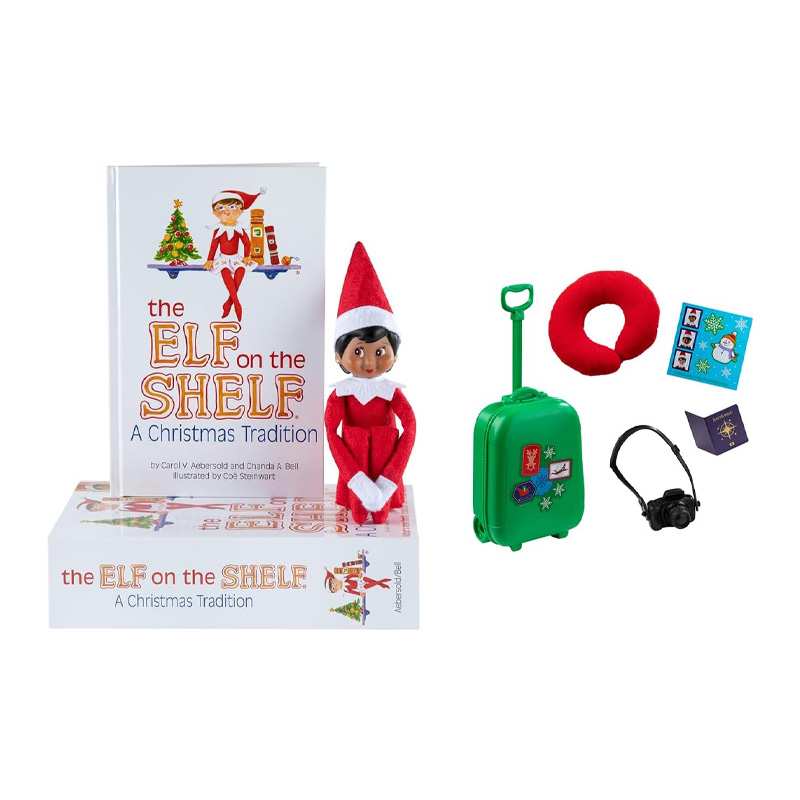 The Elf On The Shelf  Propssccr Kit Accesorios Polares Puesto Polo Norte